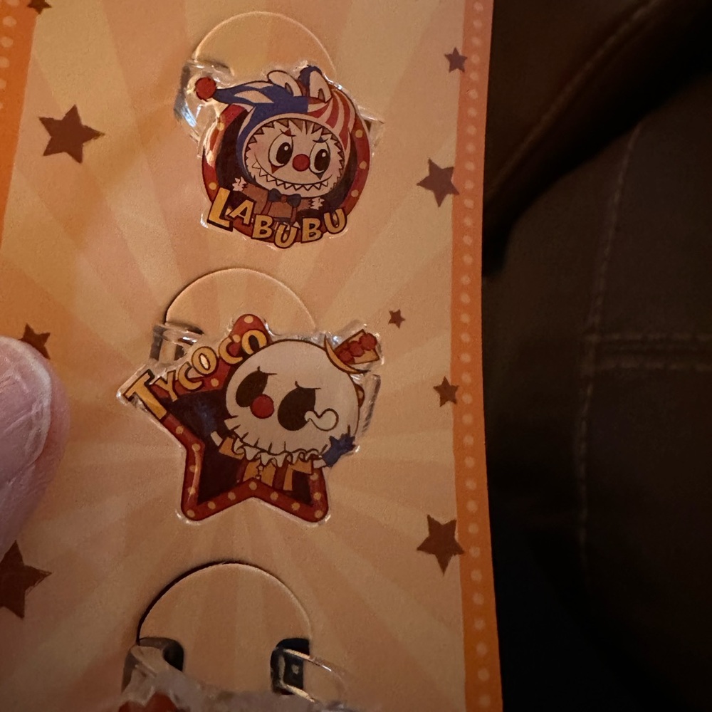 Labubu Cartoon Character Rings Set - Picture 4 of 9